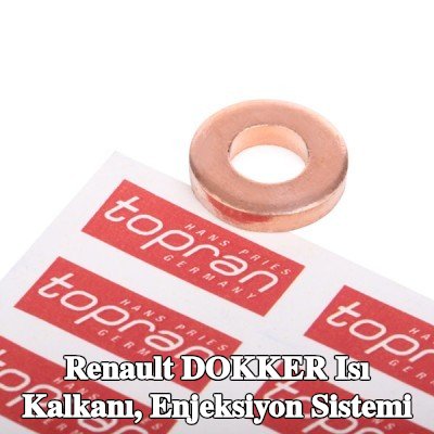 TOPRAN Isı Kalkanı, enjeksiyon sistemi — Renault Dokker