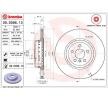 BREMBO Fren diski Prime, Outer Diameter: 345mm, Alüminyum Fren Diski Göbeği, içten havalandırmalı, iki parçalı fren diski, Kaplamalı, cıvata/vida ile — BMW 7 Series (5)