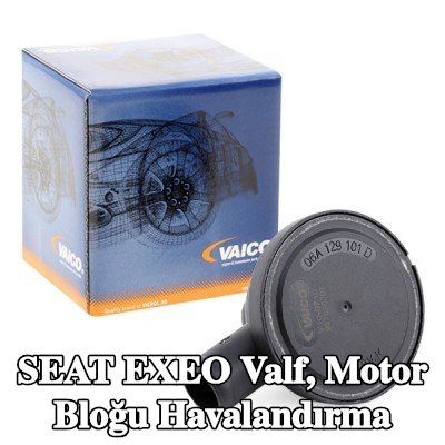 VAICO Valf, motor bloğu havalandırma Silindir Kafası, Orijinal VAICO Kalitesi — 2008 SEAT Exeo