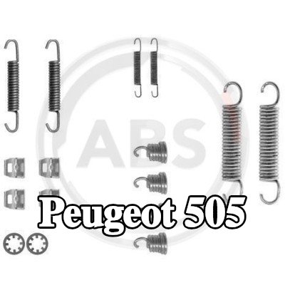 A.B.S. طقم تركيب أحذية الفرامل — Peugeot 505
