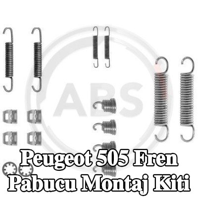 A.B.S. Fren pabucu montaj kiti — Peugeot 505
