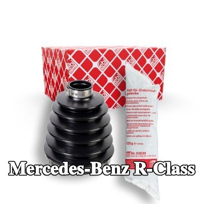 FEBI BILSTEIN طقم غطاء مفصل CV, عمود الإدارة المحور الأمامي, البلاستيك الحراري — Mercedes-Benz R-Class