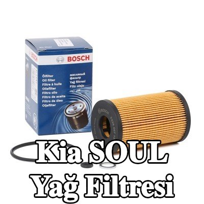 BOSCH Contalı/sızdırmazlık elemanlı yağ filtresi — Kia Soul