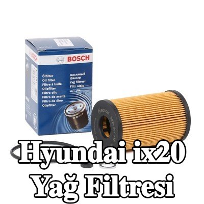 BOSCH Contalı/sızdırmazlık elemanlı yağ filtresi — Hyundai ix20