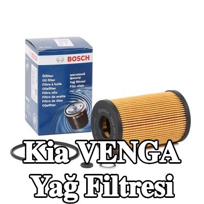 BOSCH Contalı/sızdırmazlık elemanlı yağ filtresi — Kia Venga