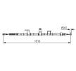 BOSCH El freni kablosu 1513mm, 1290mm — Hyundai i10 (5)
