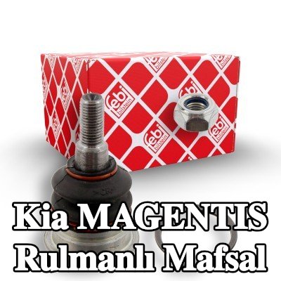 FEBI BILSTEIN Ön Sol Aks Bilyeli Mafsal, Ön Aks Sağ, Üst, 15mm, kilit somunu ile, tutma halkası — 2002 Kia Magentis