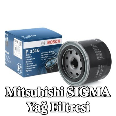 BOSCH Tek çek valflı yağ filtresi — Mitsubishi Sigma