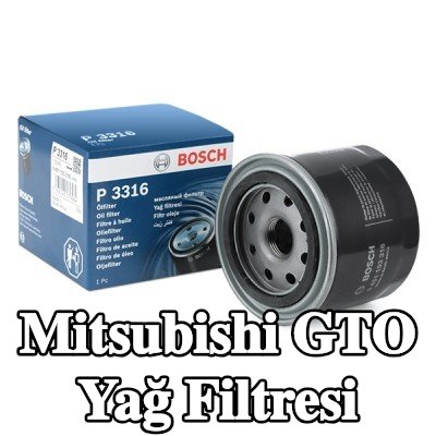 BOSCH Tek çek valflı yağ filtresi — Mitsubishi Gto
