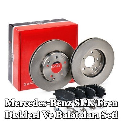 MAPCO Fren diskleri ve balataları seti Ön Aks, Havalandırmalı — Mercedes-Benz Slk