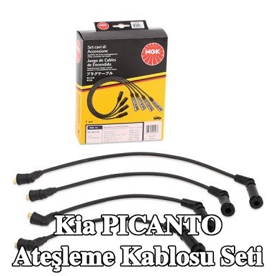 NGK Ateşleme kablo seti siyah — 2004 Kia Picanto