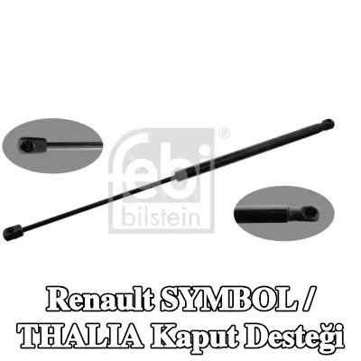 FEBI BILSTEIN Kaput Destek Çubuğu Sol — Renault Symbol / Thalia