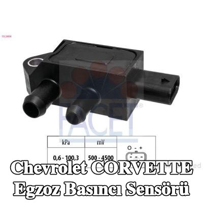 FACET Kurum partikül filtresinden önceki egzoz basınç sensörü — Chevrolet Corvette