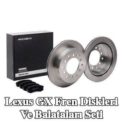 RIDEX Fren diskleri ve balataları seti Arka Aks, içten havalandırmalı — Lexus Gx