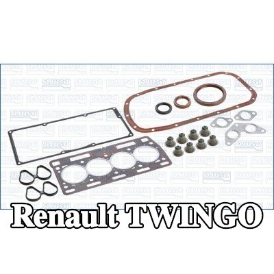 AJUSA مجموعة حشيات كاملة, محرك مزود بحشية رأس الأسطوانة, مع أختام ساق الصمام — 2000 Renault Twingo