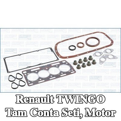 AJUSA Tam Conta Seti, silindir kapağı contalı motor, valf gövdesi contalı — 2000 Renault Twingo