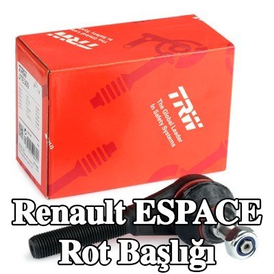 TRW Sol rot başlığı, Sağ, dış, 100mm, sabitleme malzemesi ile — 1990 Renault Espace