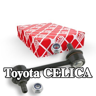 FEBI BILSTEIN وصلة قضيب مانع الانقلاب OE Turbo NEW, المحور الخلفي الأيسر, 104mm, الفولاذ, مع صواميل — 1997 Toyota Celica