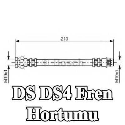 BOSCH Fren hortumu 190mm — 2016 DS Ds4