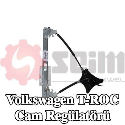 SEIM Sol arka cam regülatörü, Elektrikli, elektrik motoru olmadan — Volkswagen T-roc