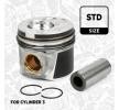 ET ENGINETEAM Silindir pistonu 3, piston segmanları ile — Audi A2 (1)