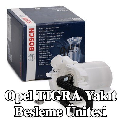 BOSCH Elektrikli yakıt besleme ünitesi, sabitleme/montaj malzemesi ile, konektör parçaları ile — Opel Tigra