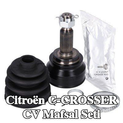 FEBI BILSTEIN Ön aks sol CV mafsal kiti, Ön Aks Sağ, somunlu, gres ile — Citroën C-crosser