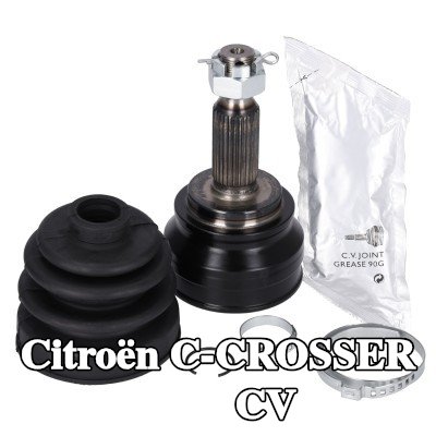 FEBI BILSTEIN طقم مفصل CV المحور الأمامي الأيسر, المحور الأمامي الأيمن, مع صمولة, مع شحم — Citroën C-crosser