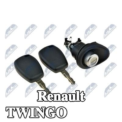 NTY أسطوانة القفل باب صندوق السيارة الخلفي — Renault Twingo