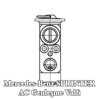 MAHLE AC genleşme valfi — 2012 Mercedes-Benz Sprinter