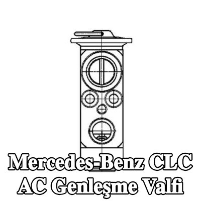 MAHLE AC genleşme valfi — Mercedes-Benz Clc