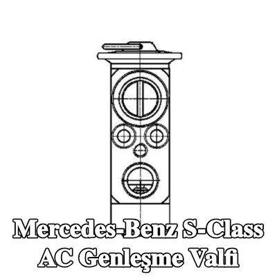 MAHLE AC genleşme valfi — 2012 Mercedes-Benz S-Class