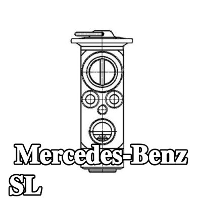 MAHLE صمام تمدد تكييف الهواء — 2012 Mercedes-Benz Sl