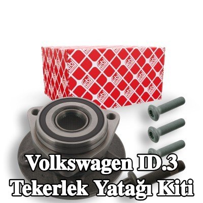 FEBI BILSTEIN Tekerlek yatağı kiti Tekerlek göbeğine entegre tekerlek yatağı, ABS sensör halkalı, sabitleme malzemesi ile, entegre manyetik sensör halkalı, sabitleme/montaj malzemesi ile — 2023 Volkswagen Id.3