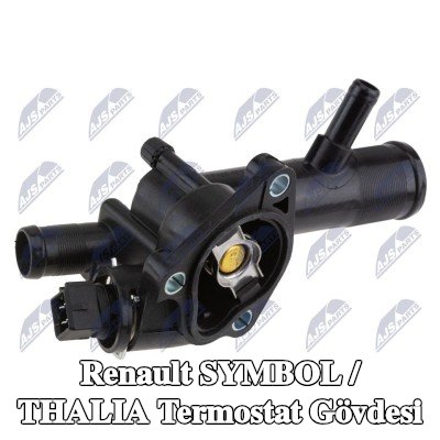 NTY Conta/sızdırmazlık elemanı ile termostat muhafazası, sensörlü, termostatlı — 2012 Renault Symbol / Thalia