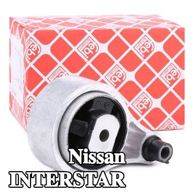 FEBI BILSTEIN حامل المحرك الخلفي, المطاط الصناعي — Nissan Interstar