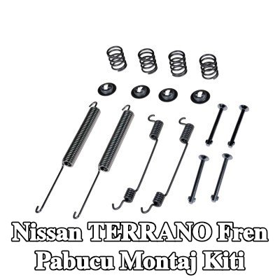 FEBI BILSTEIN Arka aks fren pabucu montaj kiti — Nissan Terrano
