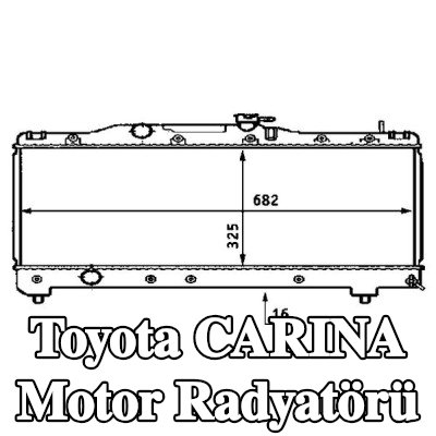MAHLE Motor radyatörü — Toyota Carina