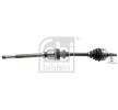 FEBI BILSTEIN Tahrik mili Ön Aks Sağ, somunlu, Çatlak Pim ile — Citroën Xsara (4)