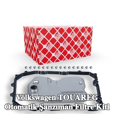 FEBI BILSTEIN Yağ karteri contalı otomatik şanzıman filtre kiti, conta halkası ile — 2002 Volkswagen Touareg