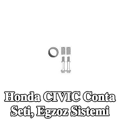 HJS Conta Seti, egzoz sistemi — 1990 Honda Civic