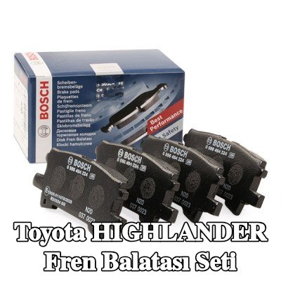BOSCH Fren balatası seti 15, 3mm — 2000 Toyota Highlander