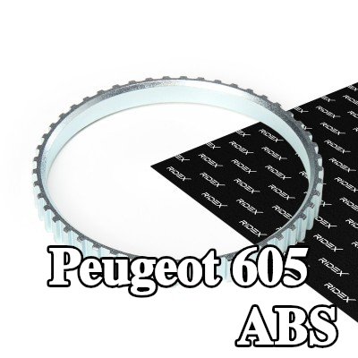 RIDEX حلقة مستشعر ABS المحور الأمامي كلا الجانبين — Peugeot 605