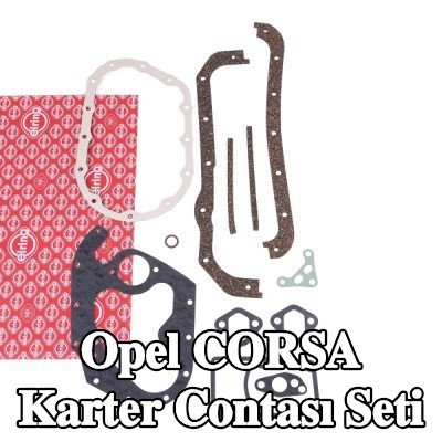 ELRING Krank mili contası olmayan karter conta seti — 1990 Opel Corsa