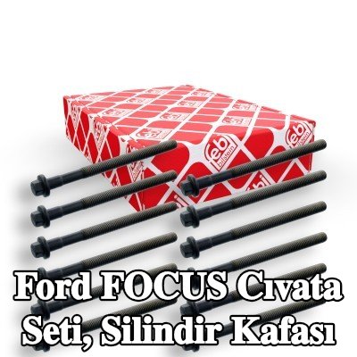 FEBI BILSTEIN Cıvata Kiti, silindir kafası 170mm — 2012 Ford Focus