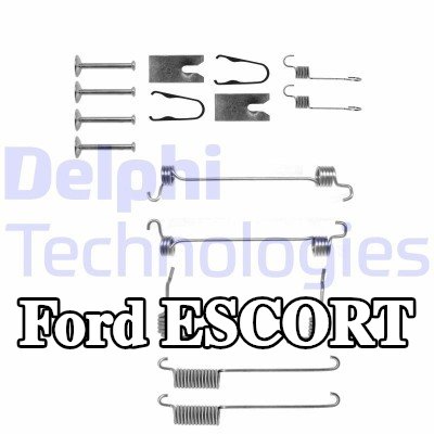 DELPHI طقم تركيب أحذية الفرامل — 1991 Ford Escort