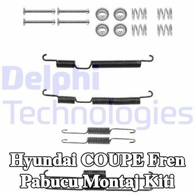 DELPHI Fren pabucu montaj kiti — Hyundai Coupe