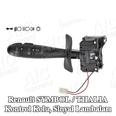 AIC Kontrol Kolu, sinyal lambaları — 2002 Renault Symbol / Thalia
