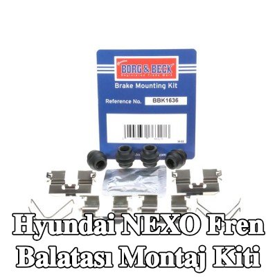 BORG & BECK Fren balatası montaj kiti — Hyundai Nexo