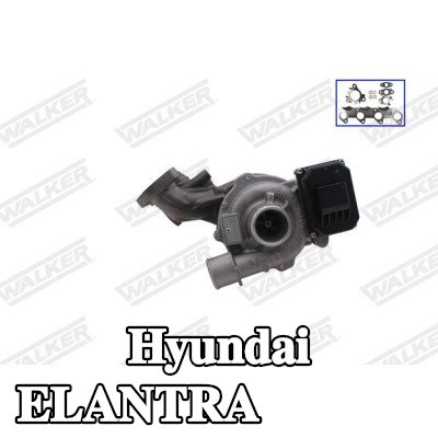 WALKER الشاحن التوربيني مع الحشيات/الأختام — Hyundai Elantra